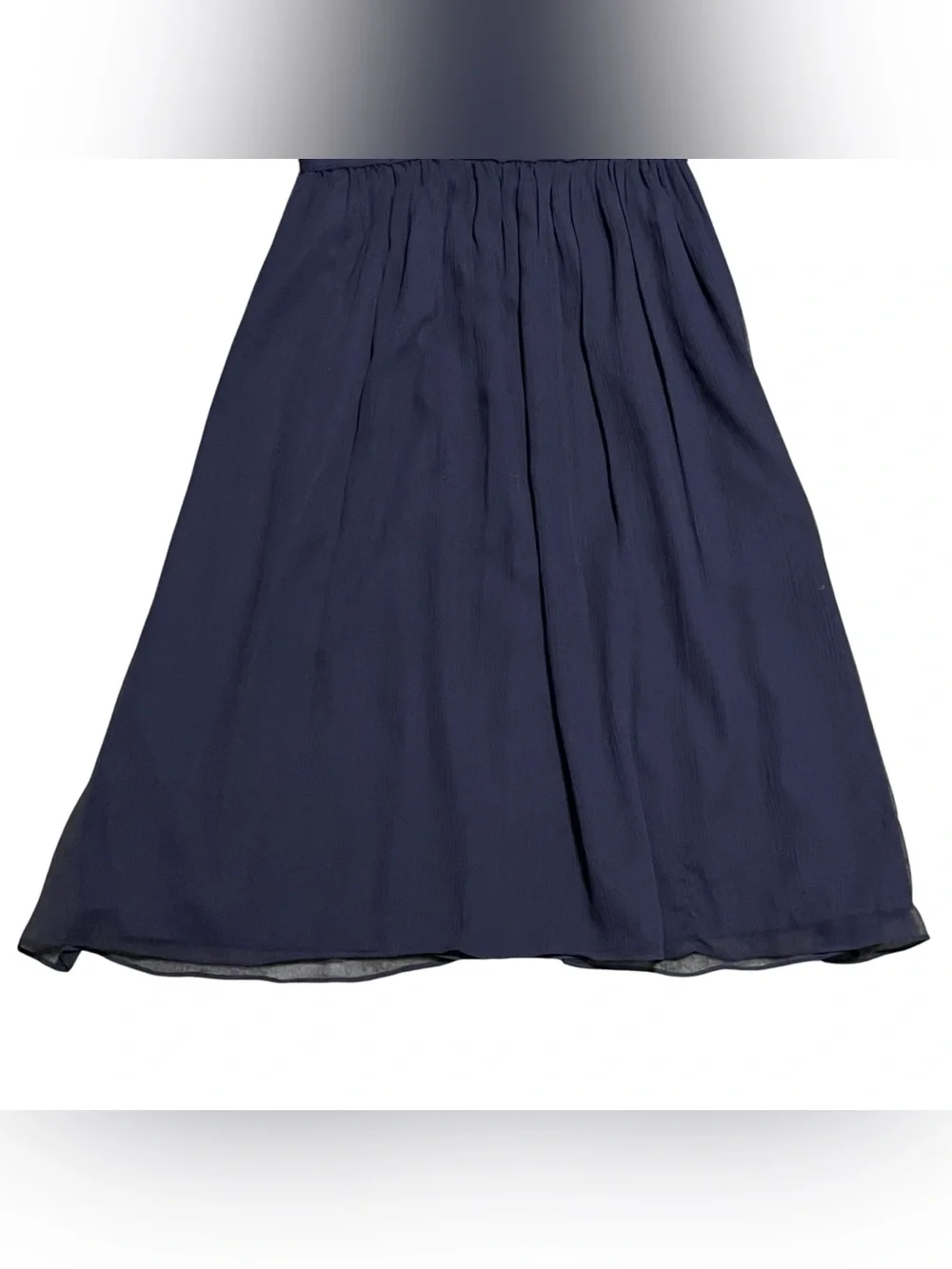 J.Crew Black Strapless Silk Chiffon Cocktail Dress‎